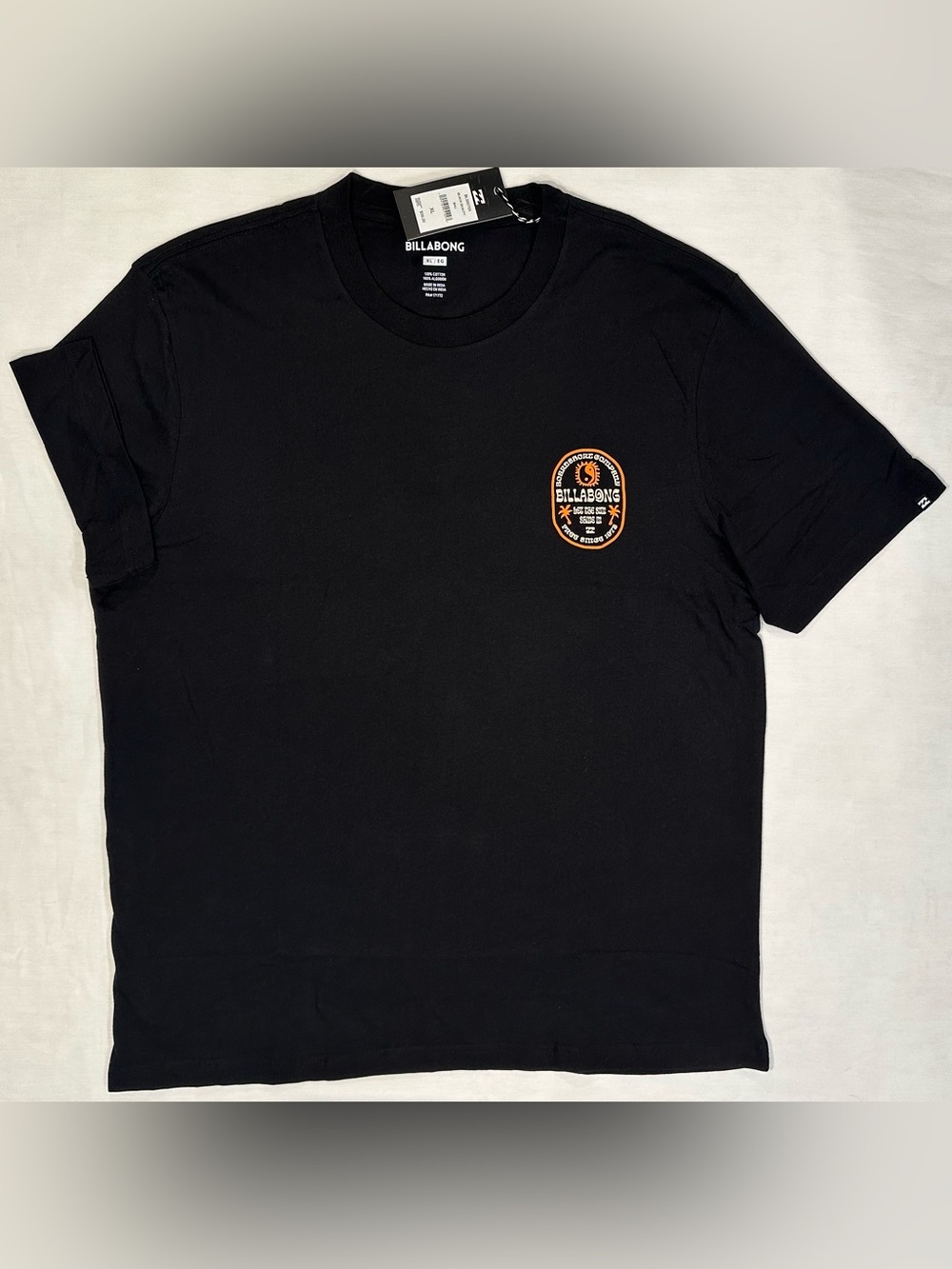 Billabong Men’s T-shirt Black XL NWT BL000703 Ying Yang Let the Sun Shine In